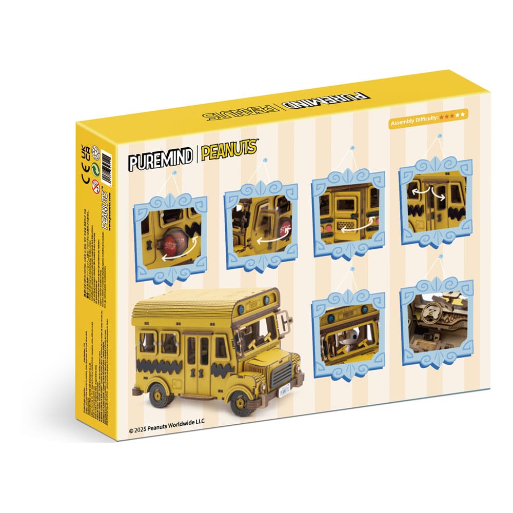 Peanuts Puremind Construction School Bus - MangaShop.ro