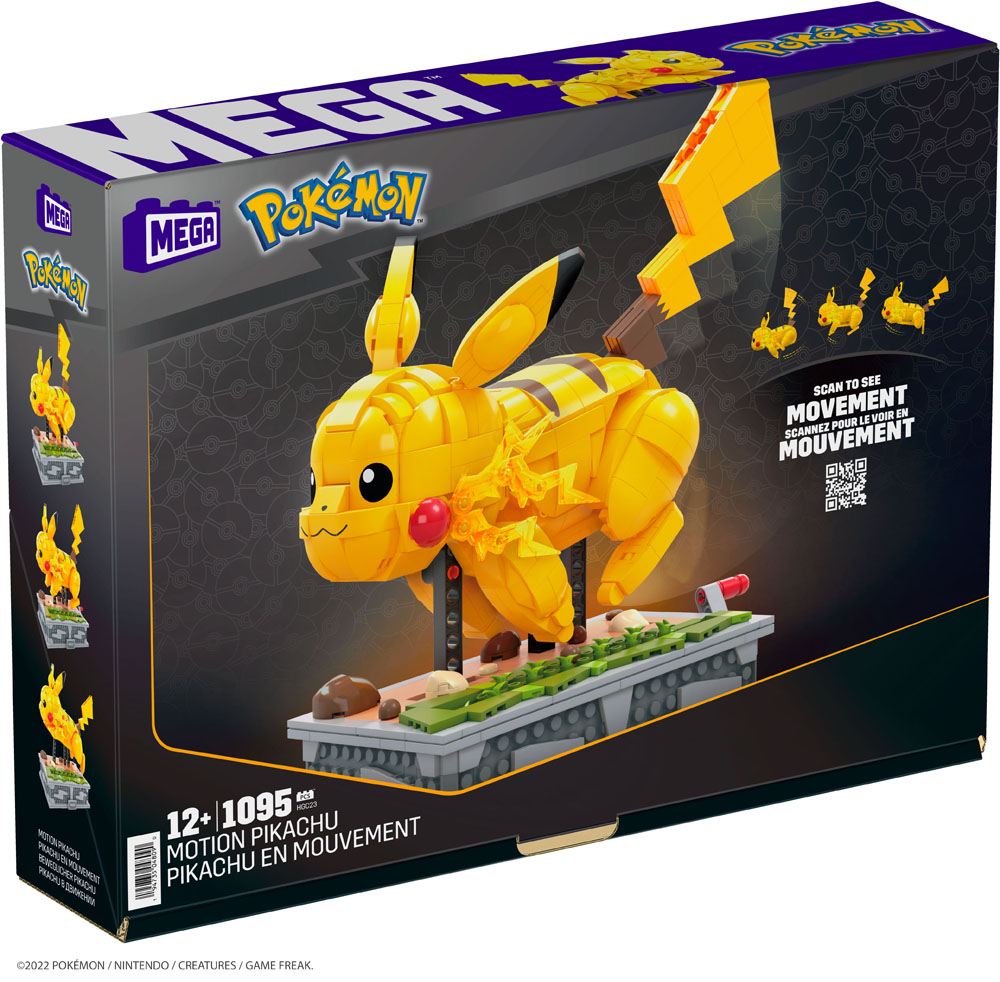 Pokemon Mega Construx Construction Set Motion Pikachu - MangaShop.ro