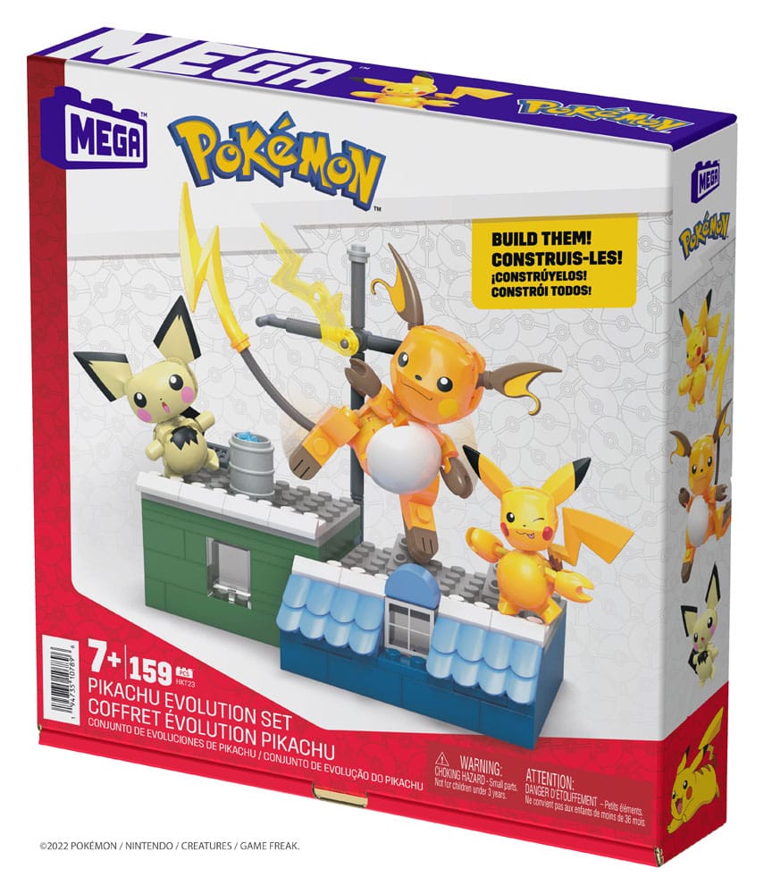 Pokemon MEGA Construction Set Pikachu Evolution Set - MangaShop.ro