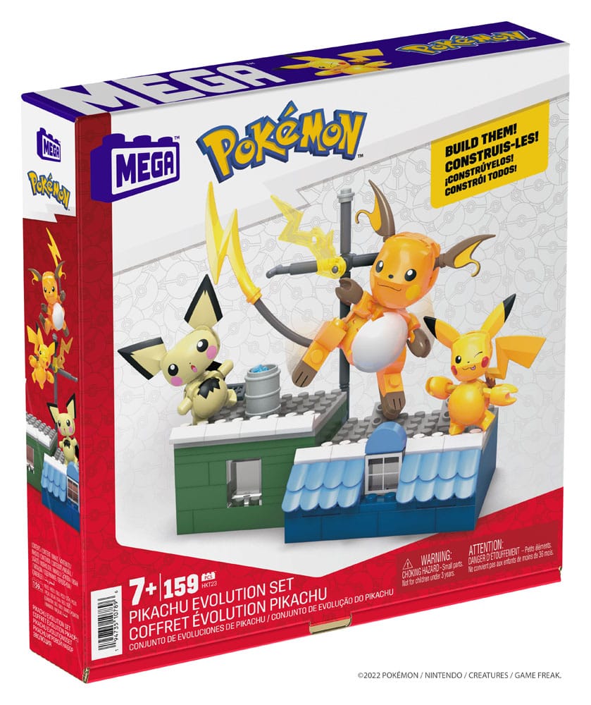 Pokemon MEGA Construction Set Pikachu Evolution Set - MangaShop.ro