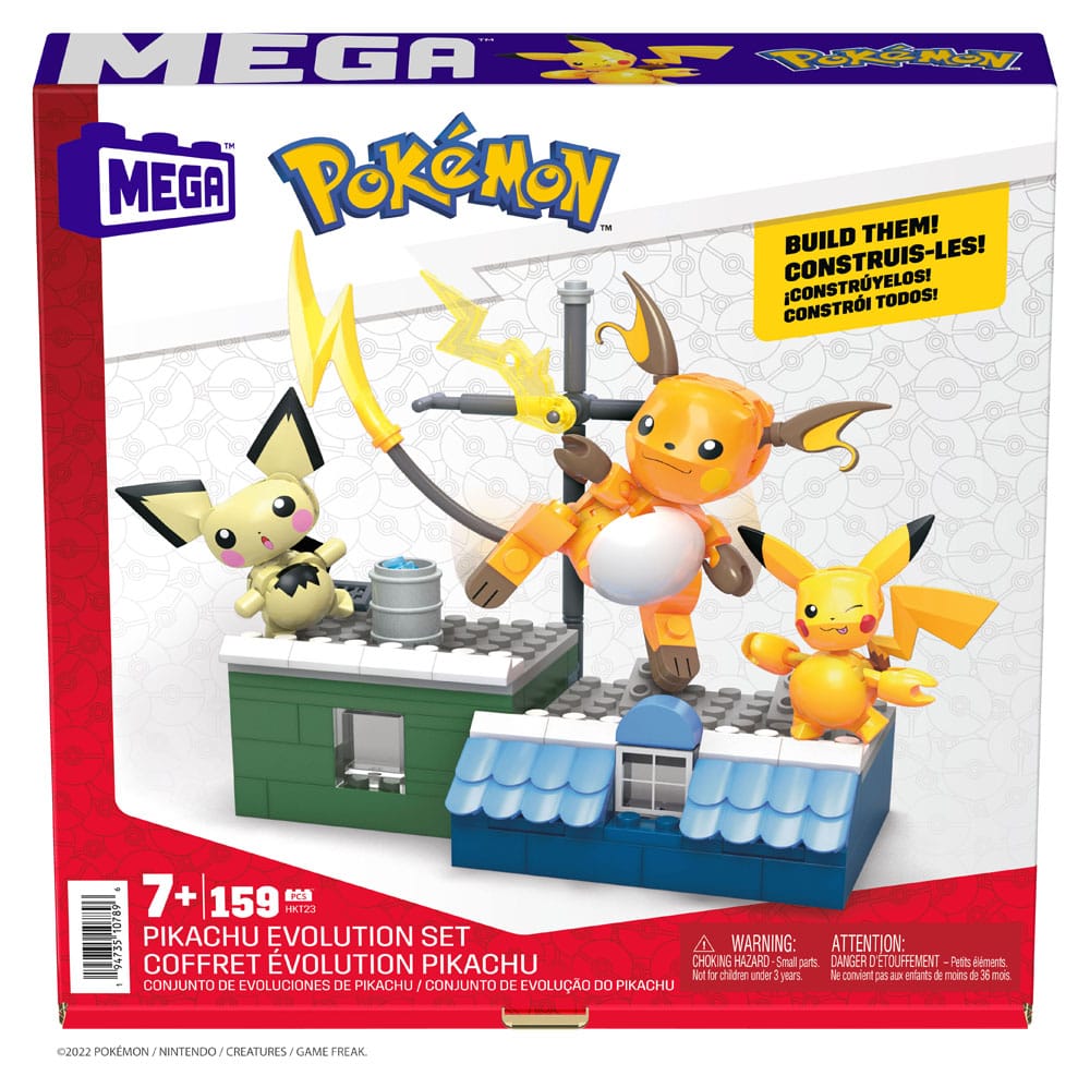 Pokemon MEGA Construction Set Pikachu Evolution Set - MangaShop.ro