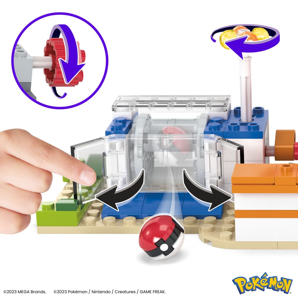 Pokemon Mega Construx Construction Set Forest Pokemon Center - MangaShop.ro