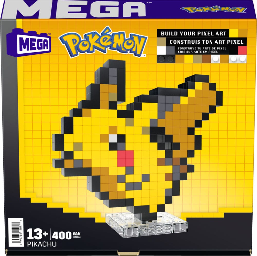 Pokemon MEGA Construction Set Pikachu Pixel Art - MangaShop.ro