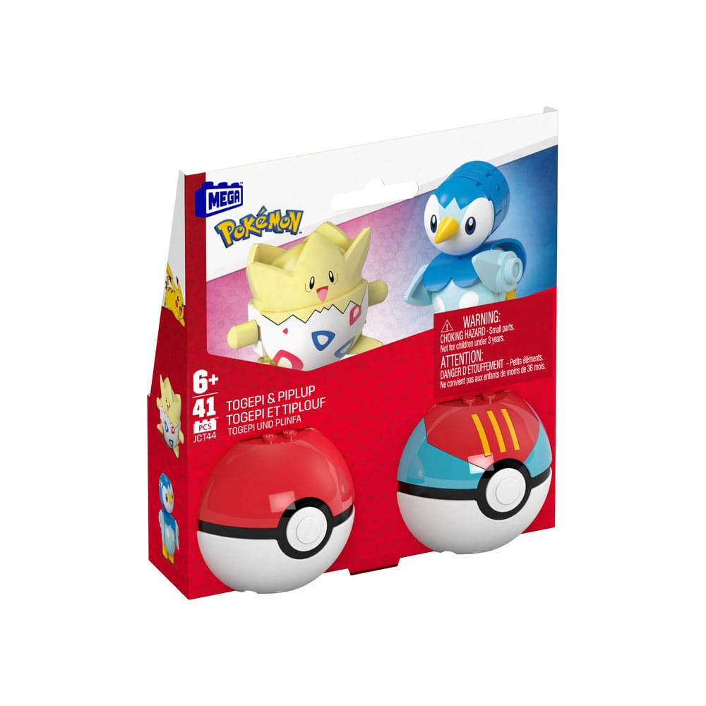 Pokemon MEGA Construction Set Poké Ball Collection: Piplup & Togepi - MangaShop.ro