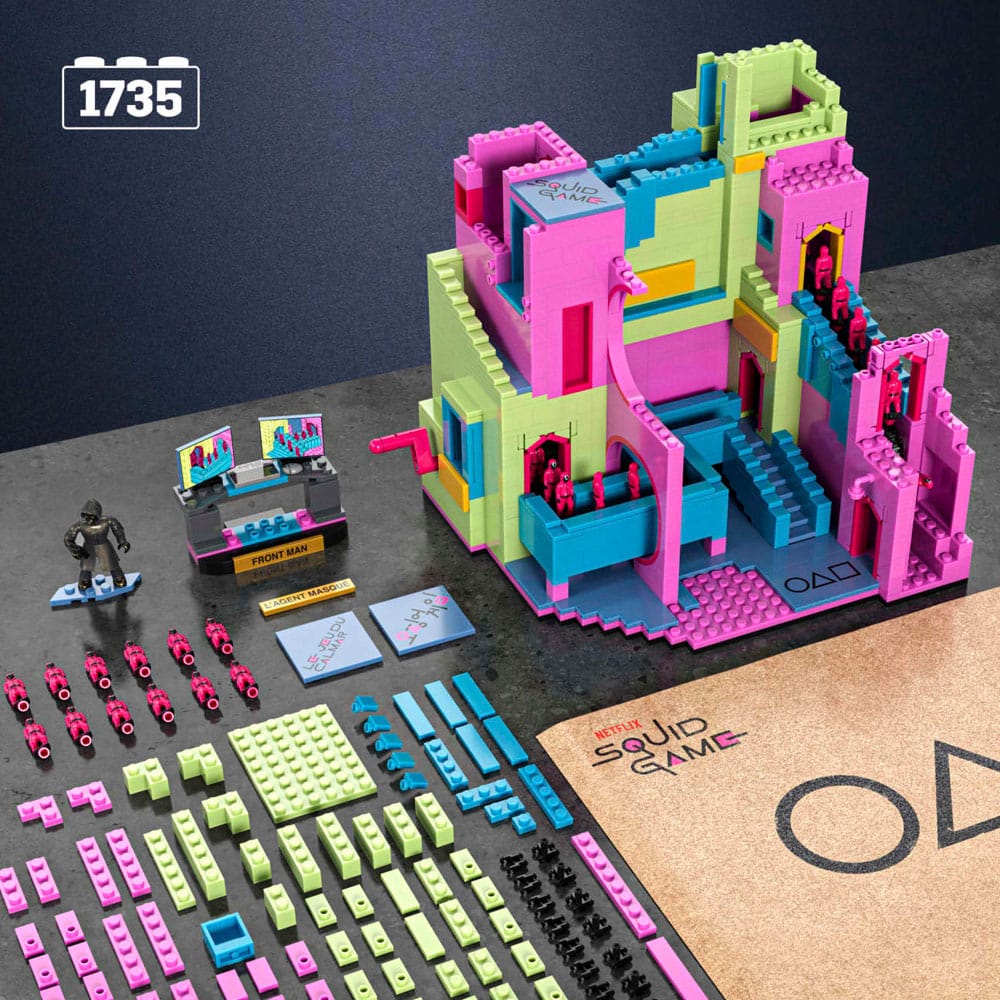 Squid Game MEGA Construction Set Squid Game Staircase - MangaShop.ro