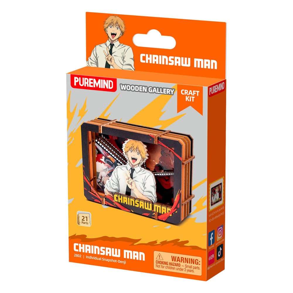 Chainsaw Man Model Kit Wooden Gallery (S) Denji - MangaShop.ro