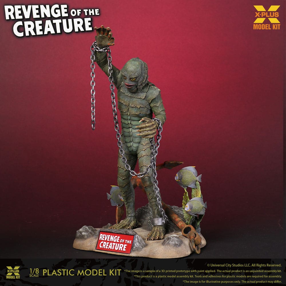 Revenge of the Creature Plastic Model Kit 1/8 Creature 28 cm - MangaShop.ro