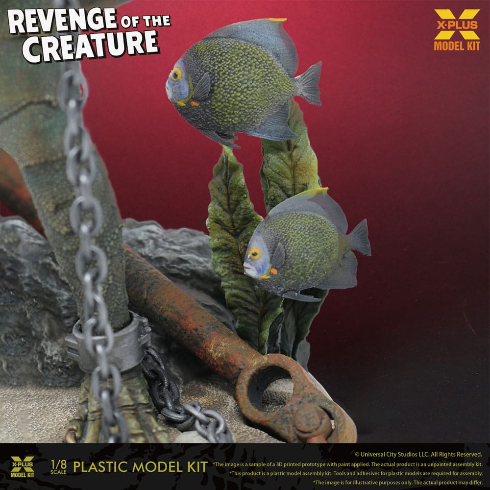 Revenge of the Creature Plastic Model Kit 1/8 Creature 28 cm - MangaShop.ro