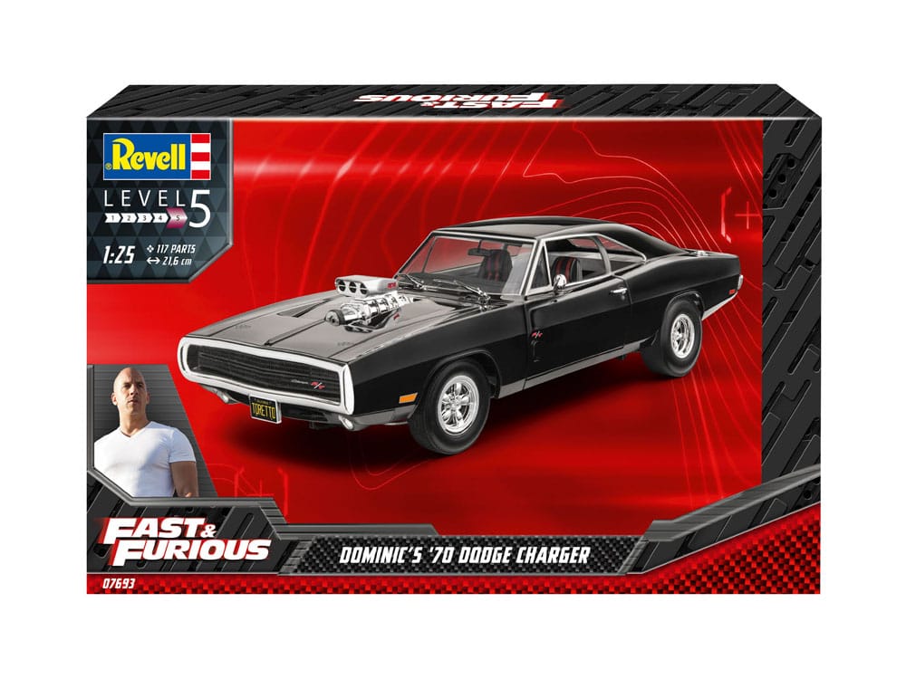 The Fast & Furious Model Kit Dominics 1970 Dodge Charger - MangaShop.ro
