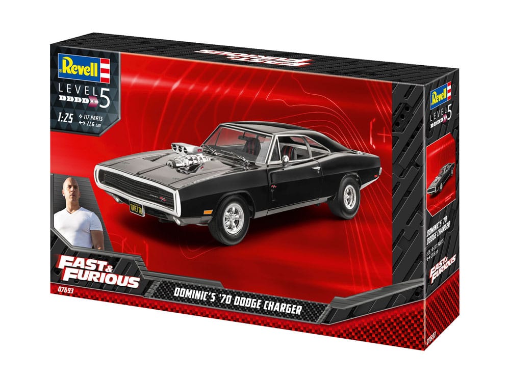 The Fast & Furious Model Kit Dominics 1970 Dodge Charger - MangaShop.ro