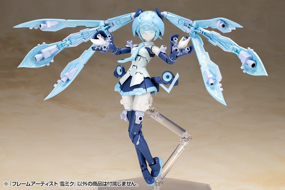 Frame Arms Plastic Model Kit 1/100 Frame Artist Snow Miku 16 cm - MangaShop.ro