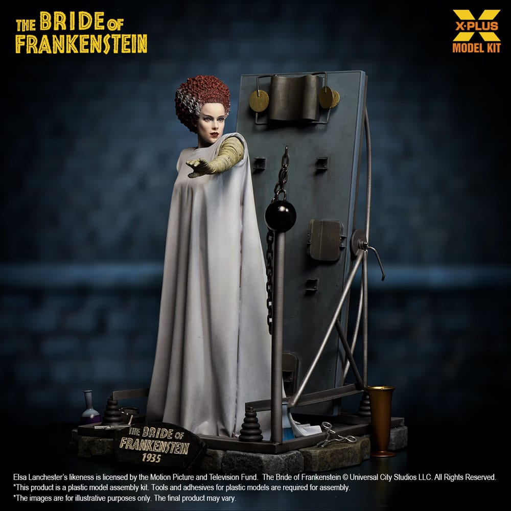 The Bride of Frankenstein Plastic Model Kit 1/8 Bride of Frankenstein 21 cm - MangaShop.ro