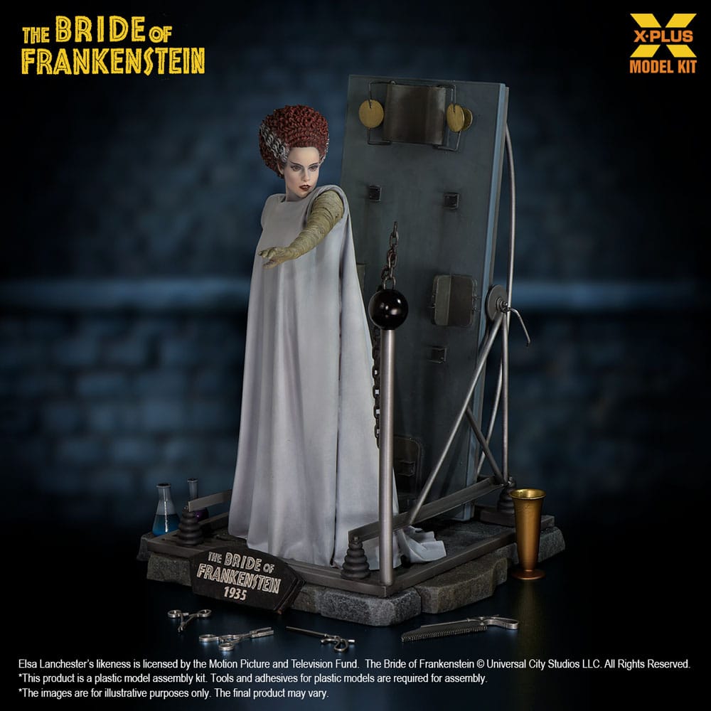 The Bride of Frankenstein Plastic Model Kit 1/8 Bride of Frankenstein 21 cm - MangaShop.ro