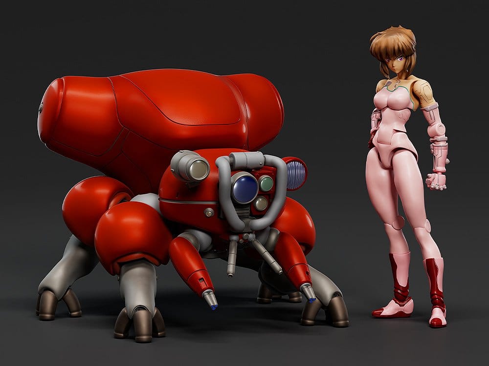 Ghost in the Shell PLAMAX minimum factory Plastic Model Kit Motoko Kusanagi with Fuchikoma 8 cm - MangaShop.ro