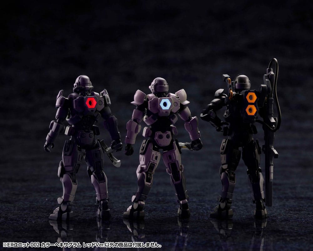 Hexa Gear Plastic Model Kit Accessory Set 1/24 Ex Unit 002 Hexa G-R.A.M Red Ver. - MangaShop.ro