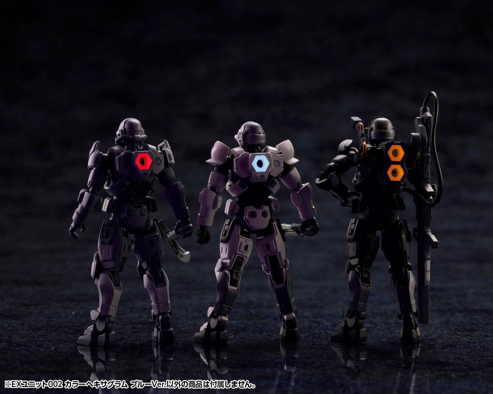 Hexa Gear Plastic Model Kit Accessory Set 1/24 Ex Unit 002 Hexa G-R.A.M Blue Ver. - MangaShop.ro