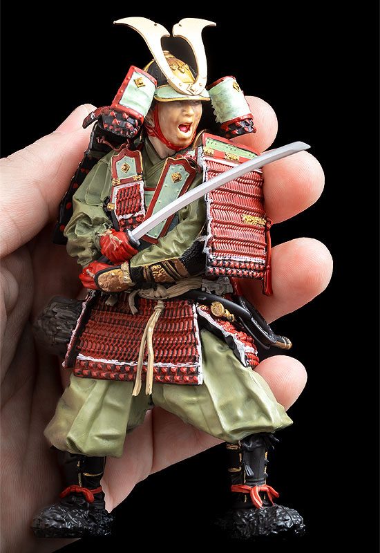 PLAMAX Plastic Model Kit 1/12 Kamakura Period Armored Warrior (re-run) 13 cm - MangaShop.ro