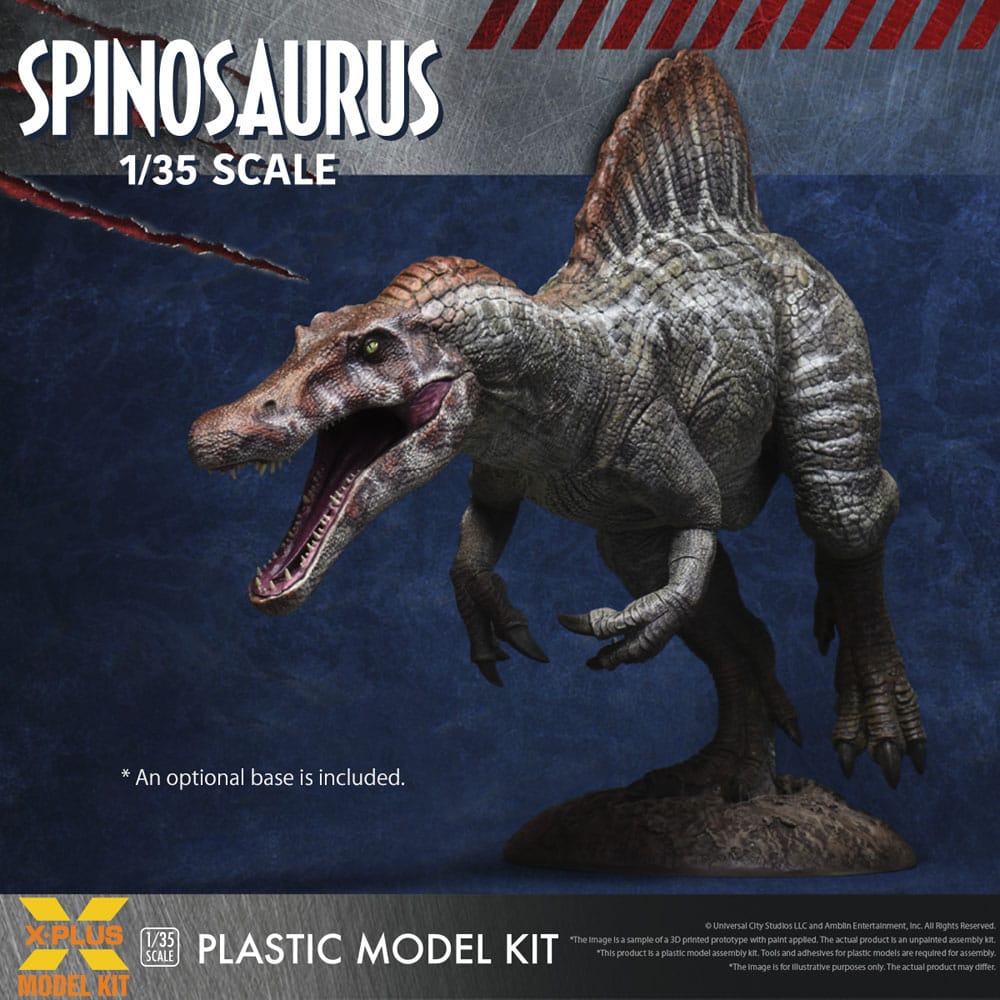Jurassic Park III Plastic Model Kit 1/35 Spinosaurus 41 cm - MangaShop.ro