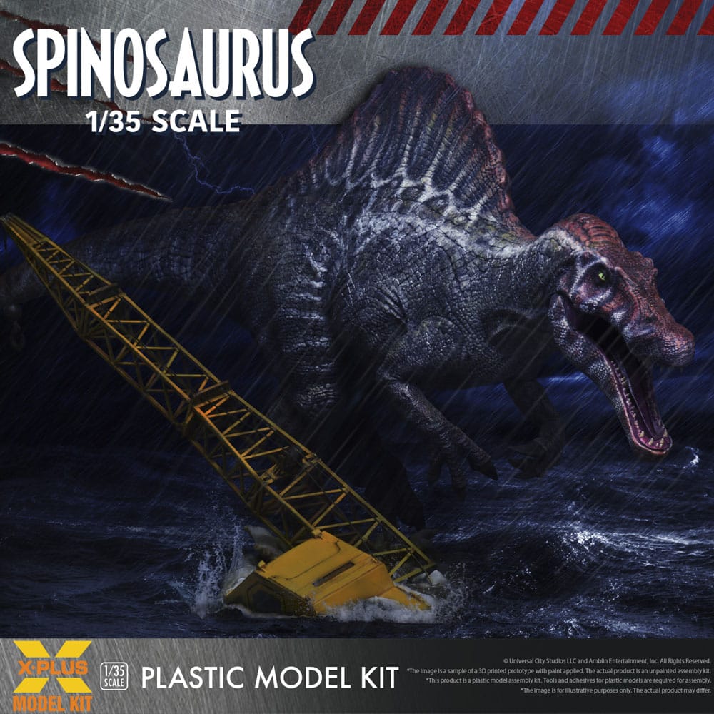 Jurassic Park III Plastic Model Kit 1/35 Spinosaurus 41 cm - MangaShop.ro