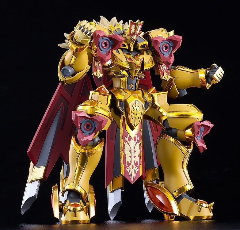 Knight's & Magic Moderoid Plastic Model Kit Goldleo: Royal Metallic Ver. 14 cm - MangaShop.ro