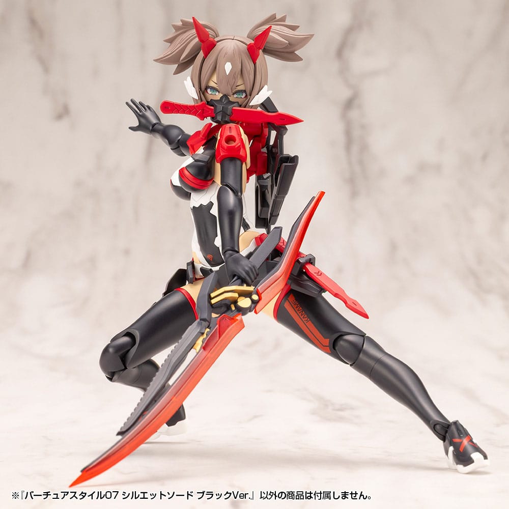 Kotobukiya M.S.G. Model Kit Accessory Set Virtuous Style 06 Silhouette Sword Black Ver. - MangaShop.ro