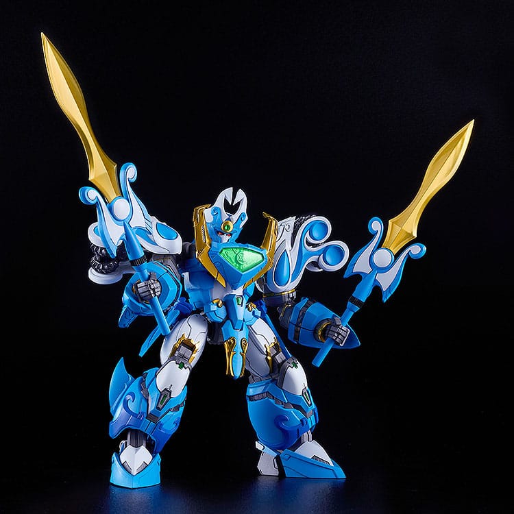 Mado King Granzort Moderoid Plastic Model Kit King's Style Aquabeat Gold Edition 18 cm - MangaShop.ro