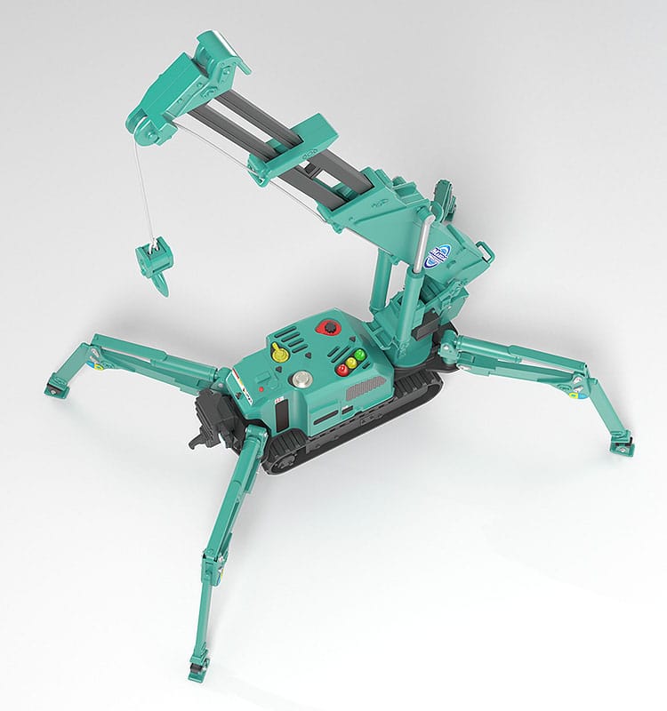 Maeda Seisakusho Moderoid Plastic Model Kit 1/20 Spider Crane (Green) Re-Run 25 cm - MangaShop.ro