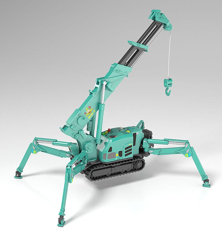 Maeda Seisakusho Moderoid Plastic Model Kit 1/20 Spider Crane (Green) Re-Run 25 cm - MangaShop.ro