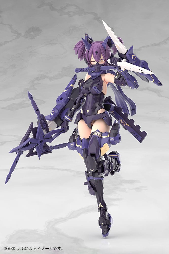 Megami Device Plastic Model Kit 1/1 Asra Ninja Kaname Shadow Edition Full Package 14 cm - MangaShop.ro