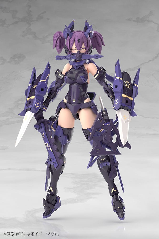 Megami Device Plastic Model Kit 1/1 Asra Ninja Kaname Shadow Edition Full Package 14 cm - MangaShop.ro