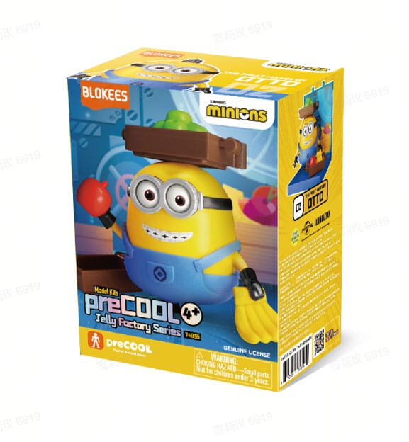 Minions Blokees PreCool Jelly Factory Series 1 Plastic Model Kit 02 Otto the Fruit handler - MangaShop.ro