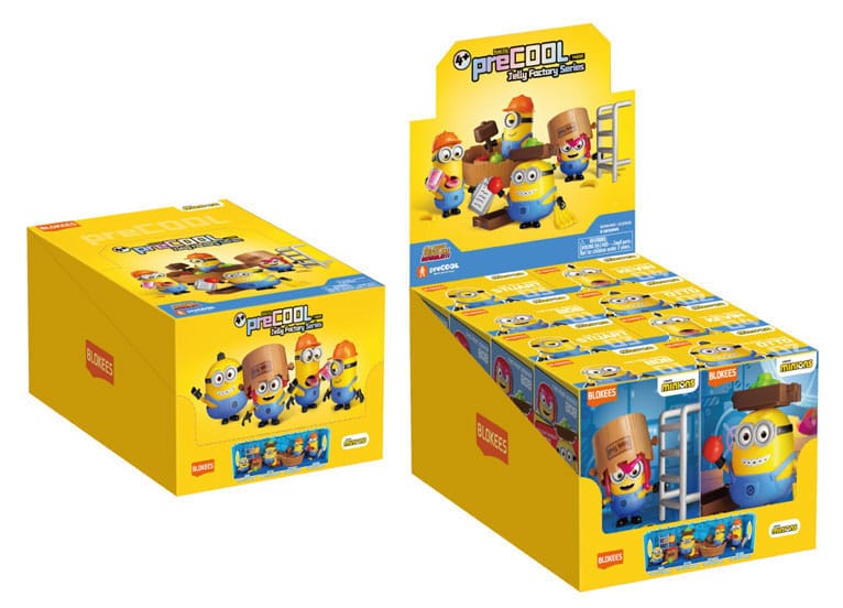 Minions Blokees PreCool Jelly Factory Series 1 Plastic Model Kits Assortment (8) - MangaShop.ro