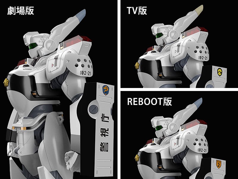 Mobile Police Patlabor Moderoid Plastic Model Kit 1/60 AV-98 Ingram (4rd-run) 13 cm - MangaShop.ro