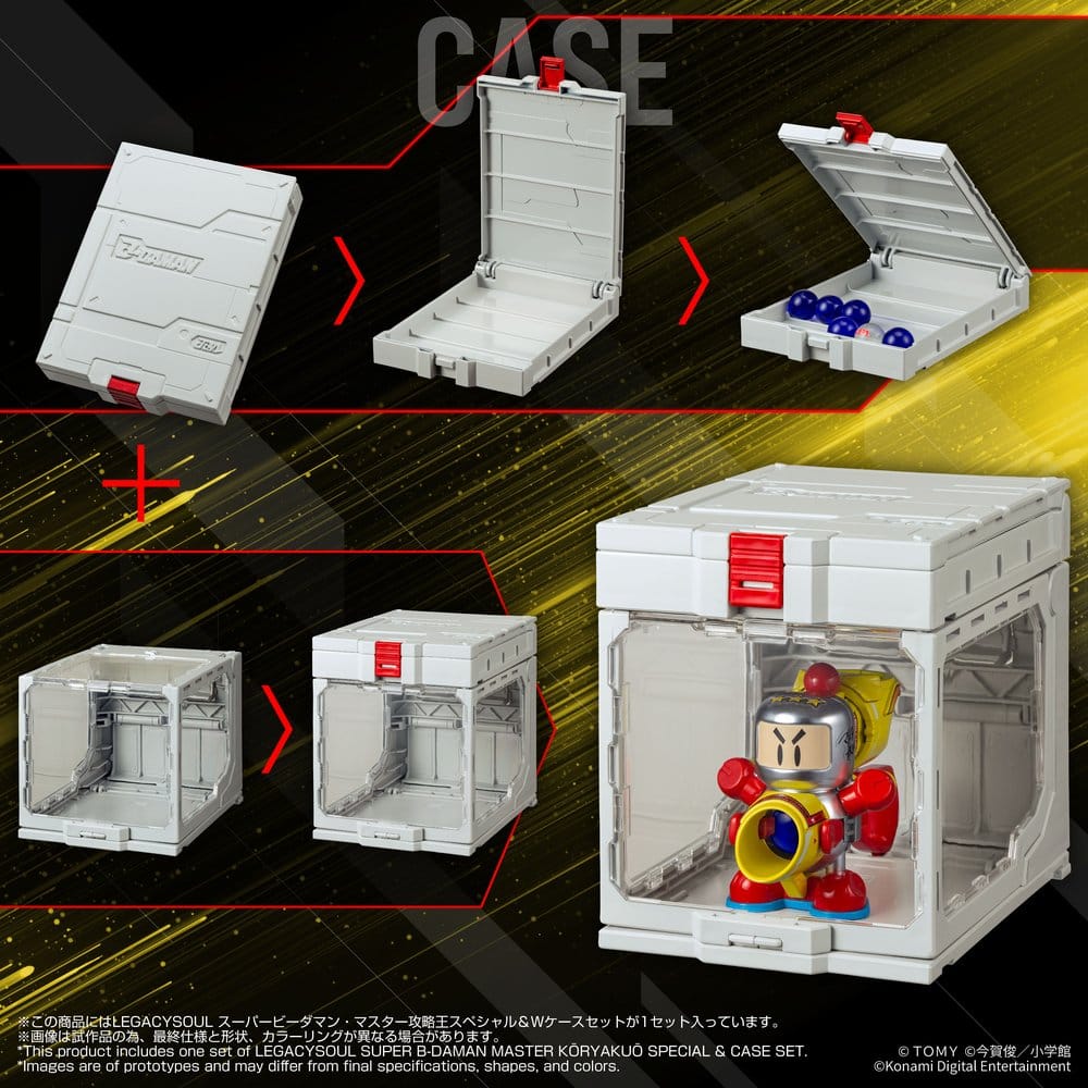 Super B-Daman Legacysoul Plastic Model Kit Master Koryakuo Special & Case Set - MangaShop.ro