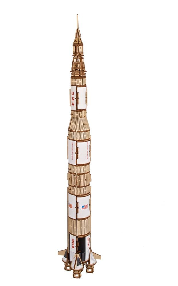 NASA Wooden Model Kit Saturn V - MangaShop.ro