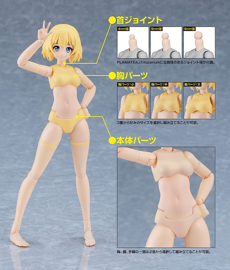 Cutie Honey Nova Plastic Model Kit PLAMATEA Muse Body: Ichika B Type 15 cm - MangaShop.ro