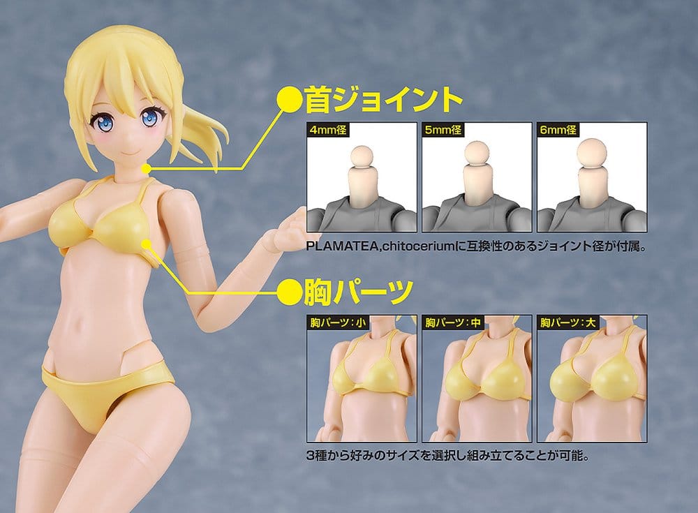 Cutie Honey Nova Plastic Model Kit PLAMATEA Muse Body: Ichika Bikini Ver. B Type 15 cm - MangaShop.ro