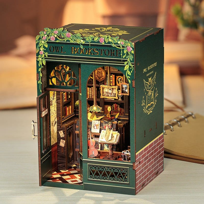 Book Nook Owl Bookstore 17 x 12 cm - MangaShop.ro