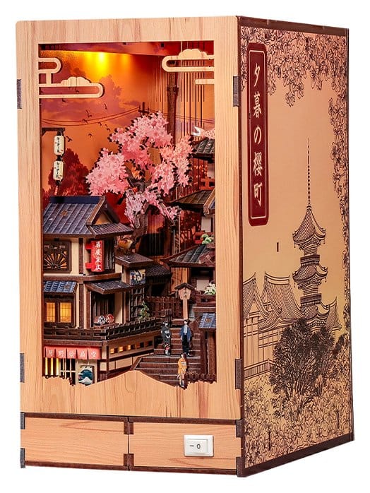 Book Nook Twilight Sakura Path 23 x 12 cm - MangaShop.ro