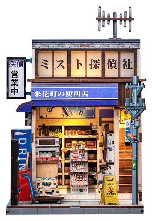 Miniature House Model Kit Beika-cho Convenience Store 22 x 15 cm - MangaShop.ro