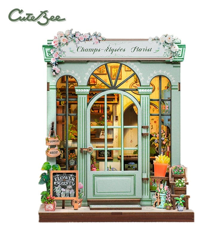 Miniature House Model Kit Champs-Élysées Florist 18 x 16 cm - MangaShop.ro