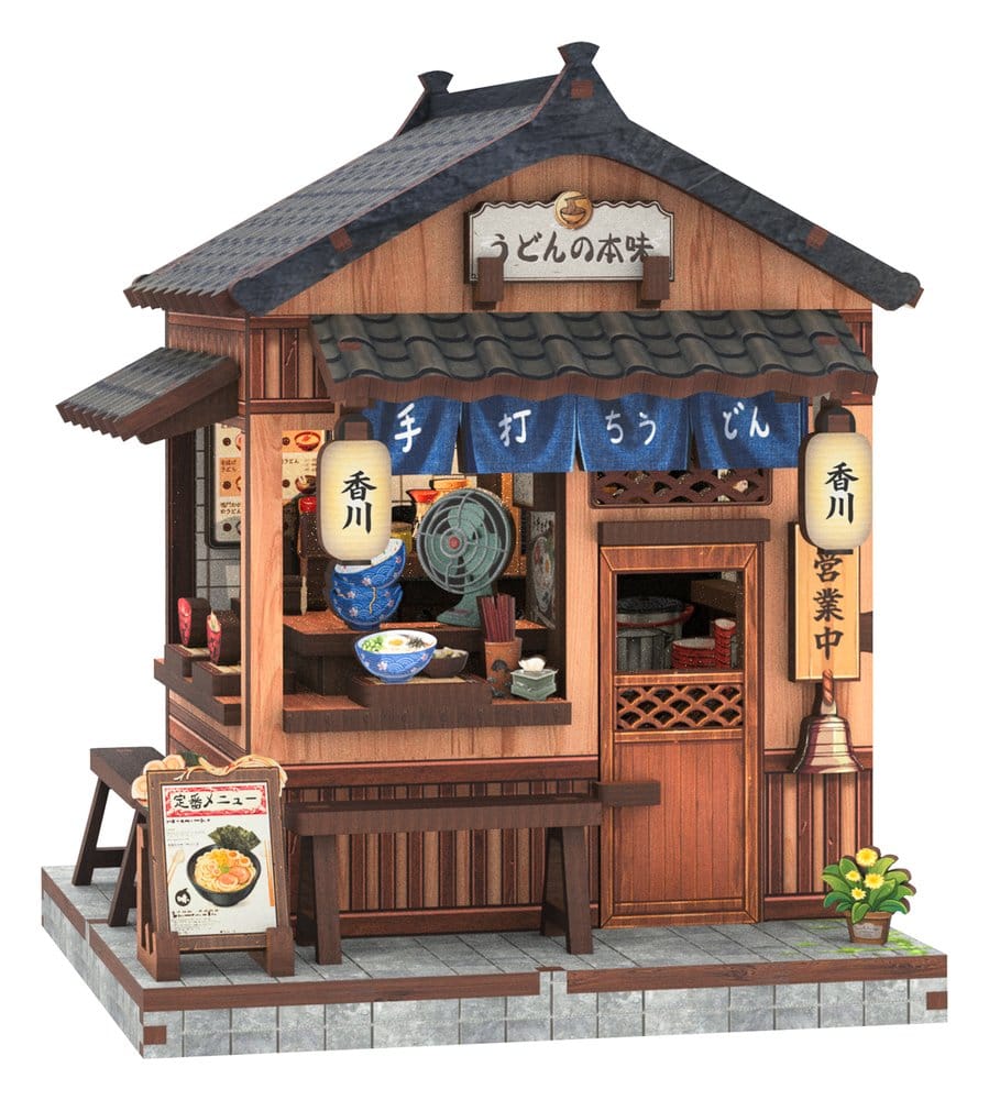 Miniature House Model Kit Kagawa Udon House 11 x 9 cm - MangaShop.ro