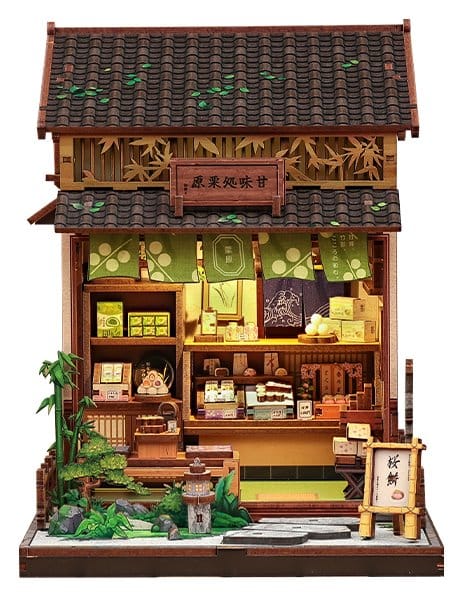 Miniature House Model Kit Kanmi-dokoro Kurihara 19 x 15 cm - MangaShop.ro