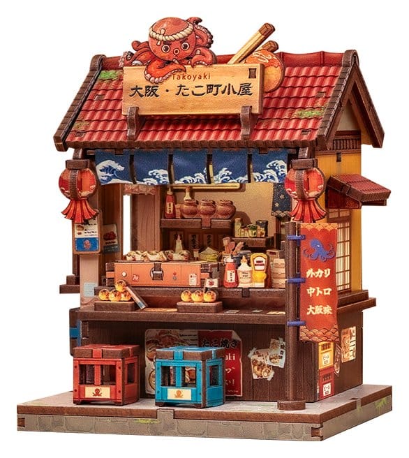 Miniature House Model Kit Osaka Takoyaki 12 x 9 cm - MangaShop.ro