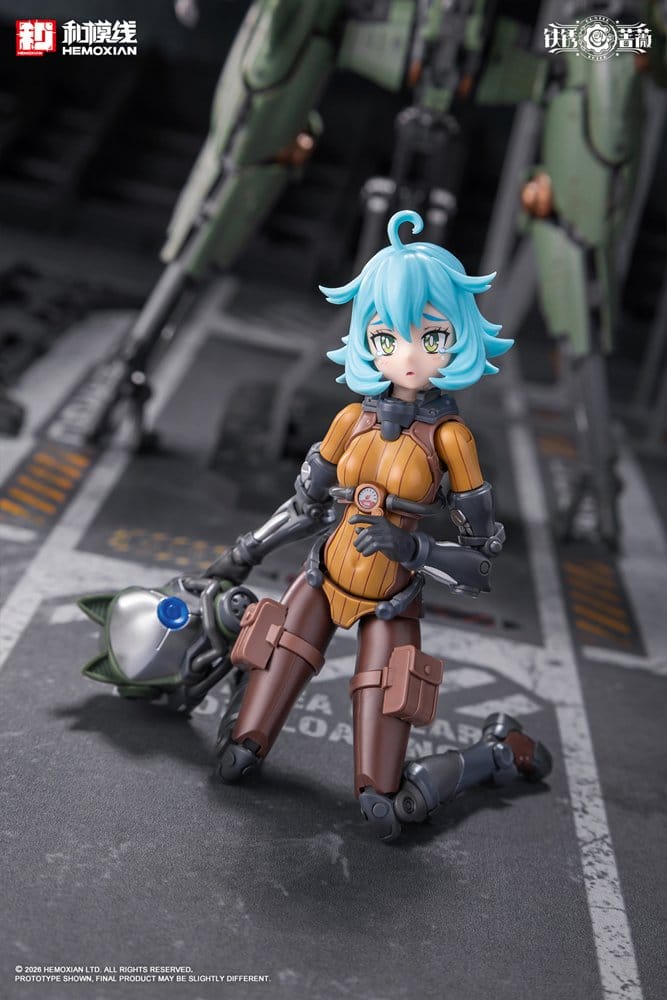 Rusted Brier Plastic Model 1/12 Rhande Koskinen & RTP-10A cutting edge V-HS Tactical Fighter 20 cm - MangaShop.ro