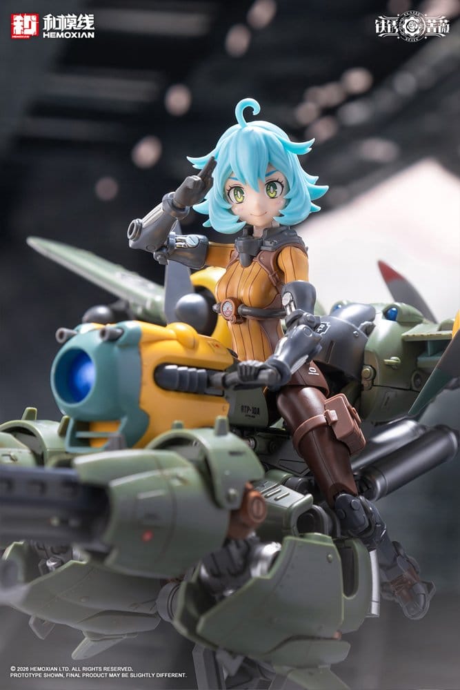Rusted Brier Plastic Model 1/12 Rhande Koskinen & RTP-10A cutting edge V-HS Tactical Fighter 20 cm - MangaShop.ro