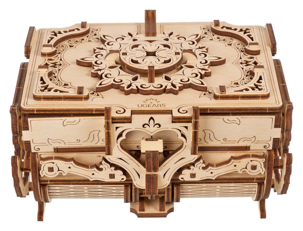 Ugears Wooden Model Kit Antique Box - MangaShop.ro