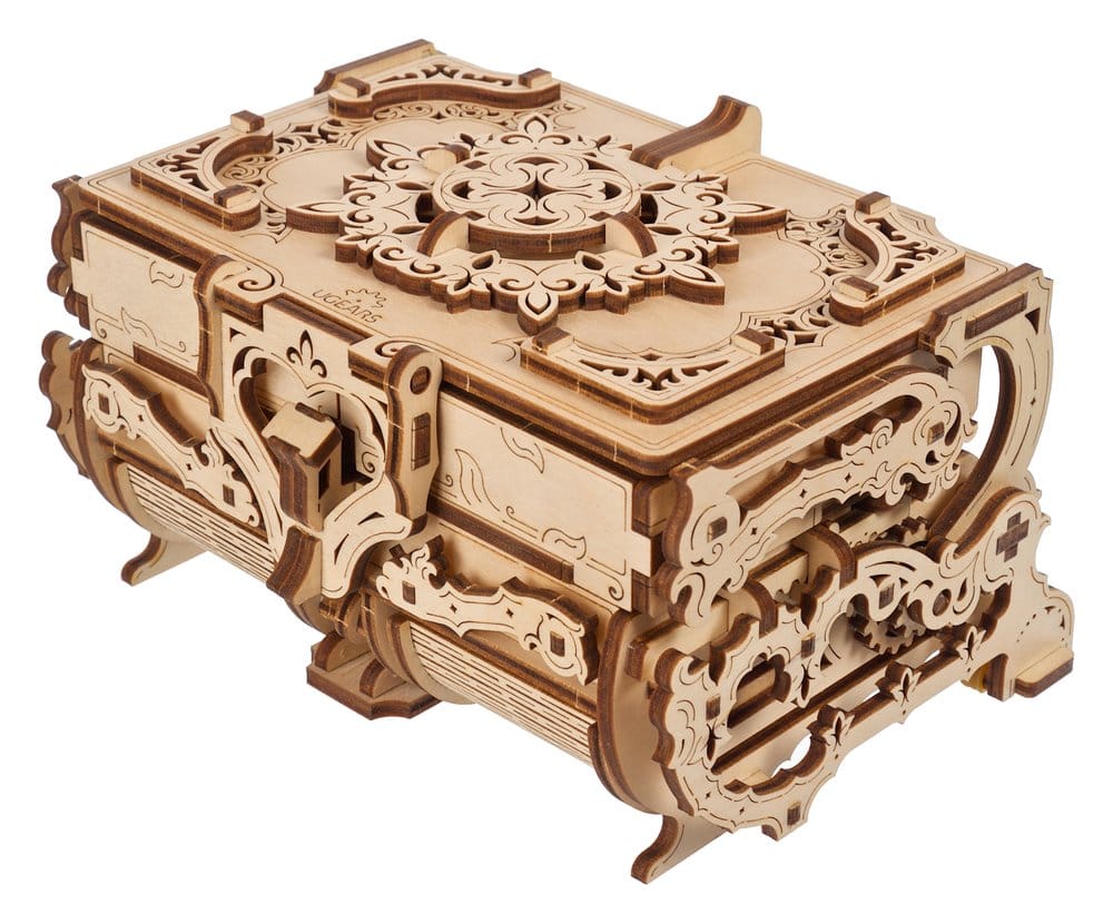Ugears Wooden Model Kit Antique Box - MangaShop.ro