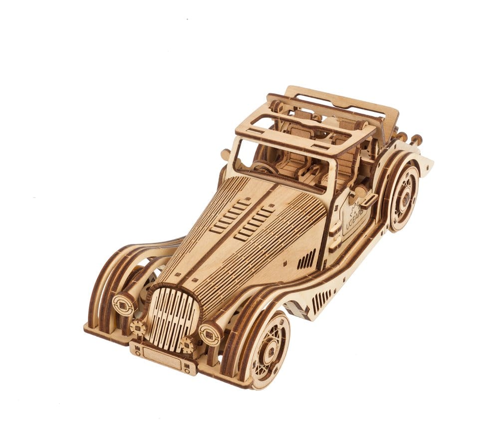 Ugears Wooden Model Kit Sports Car Rapid Mouse - MangaShop.ro