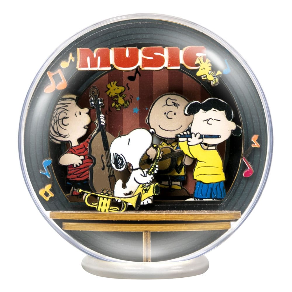Peanuts Puremind Model Kit Globe Wooden Theater Globe Night of Music - MangaShop.ro